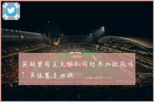 英超曾有五支球队同时参加欧冠吗？具体赛季回顾